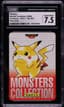 1996 #025 Pikachu CGC 7.5 (Monst artwork