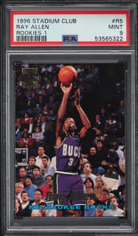 1996 STADIUM CLUB ROOKIES 1 RAY artwork