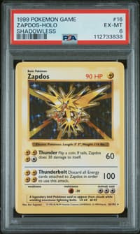 1999 #16 Zapdos-Holo 1st Edition artwork