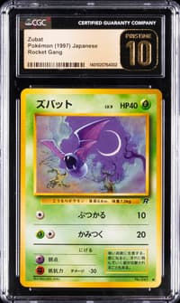 1997 #41 Zubat CGC 10 Pristine J artwork